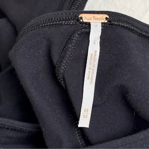 FREE PEOPLE Frankie Draped Asymmetrical Fitted Mini Dress Medium - Picture 4 of 15